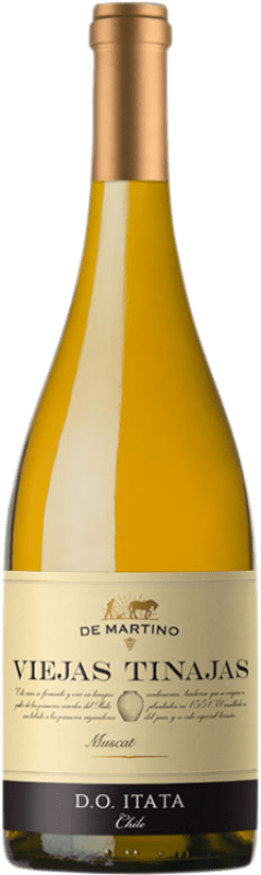42,95 € Kostenloser Versand | Weißwein De Martino Viejas Tinajas Muscat I.G. Valle del Itata Itata-Tal Chile Muscat von Alexandria Flasche 75 cl