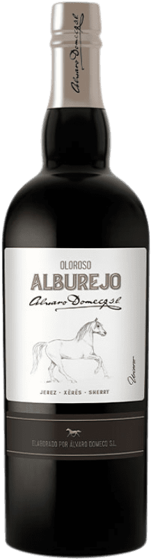 19,95 € 免费送货 | 甜葡萄酒 Domecq Alburejo Oloroso — 奥洛罗索酒 D.O. Jerez-Xérès-Sherry 安达卢西亚 西班牙 Palomino Fino 瓶装 75 cl