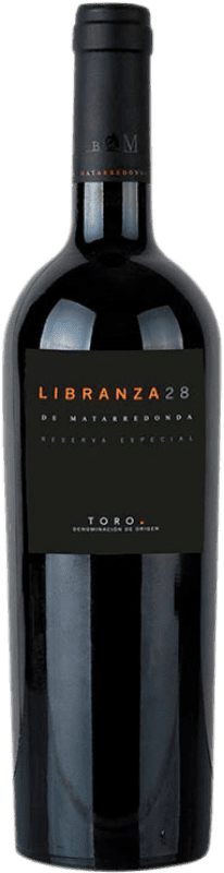 86,95 € Бесплатная доставка | Красное вино Matarredonda Libranza 28 Especial Резерв D.O. Toro Кастилия-Леон Испания Tinta de Toro бутылка 75 cl