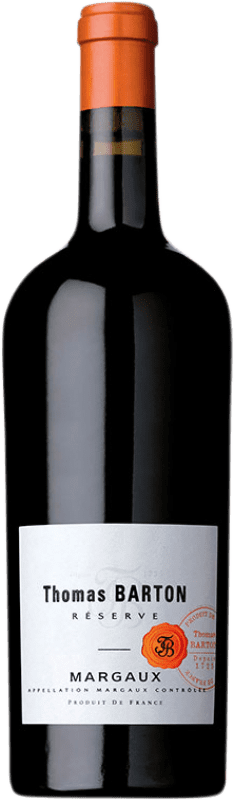 41,95 € Бесплатная доставка | Красное вино Barton & Guestier Thomas Barton Резерв A.O.C. Margaux Aquitania Франция Merlot, Cabernet Sauvignon бутылка 75 cl
