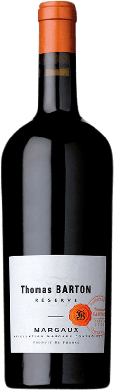 41,95 € Free Shipping | Red wine Barton & Guestier Thomas Barton Reserve A.O.C. Margaux Aquitania France Merlot, Cabernet Sauvignon Bottle 75 cl