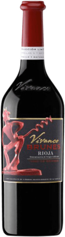 19,95 € Envio grátis | Vinho tinto Vivanco Brunes D.O.Ca. Rioja La Rioja Espanha Tempranillo, Maturana Tinta Garrafa 75 cl