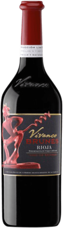 16,95 € 免费送货 | 红葡萄酒 Vivanco Brunes D.O.Ca. Rioja 拉里奥哈 西班牙 Tempranillo — 丹魄, Maturana — 玛图拉纳 Eco — 生态 有机 天然 75 cl