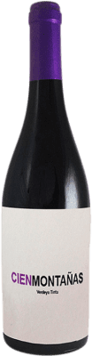 26,95 € Free Shipping | Red wine Vidas Cien Montañas Verdeyu Tintu D.O.P. Vino de Calidad de Cangas Principality of Asturias Spain Verdejo Black Bottle 75 cl