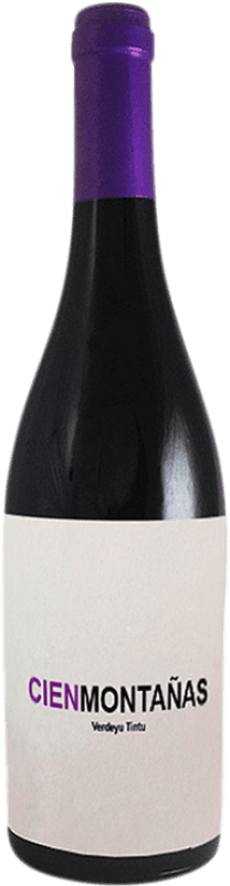 19,95 € 送料無料 | 赤ワイン Vidas Cien Montañas Verdeyu Tintu D.O.P. Vino de Calidad de Cangas アストゥリアス公国 スペイン Verdejo — ベルデホ ボトル 75 cl