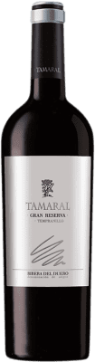 45,95 € Envoi gratuit | Vin rouge Tamaral Grande Réserve D.O. Ribera del Duero Castille et Leon Espagne Tempranillo Bouteille 75 cl