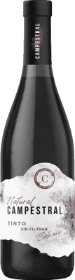 12,95 € Бесплатная доставка | Красное вино Campestral Natural I.G.P. Vino de la Tierra de Cádiz Андалусия Испания Merlot, Syrah, Cabernet Sauvignon, Petit Verdot, Tintilla de Rota бутылка 75 cl