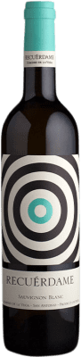 9,95 € Spedizione Gratuita | Vino bianco Dominio de la Vega Recuérdame D.O. Utiel-Requena Comunità Valenciana Spagna Sauvignon Bianca Bottiglia 75 cl