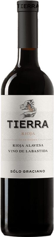 21,95 € Free Shipping | Red wine Tierra Solo D.O.Ca. Rioja Basque Country Spain Graciano Bottle 75 cl