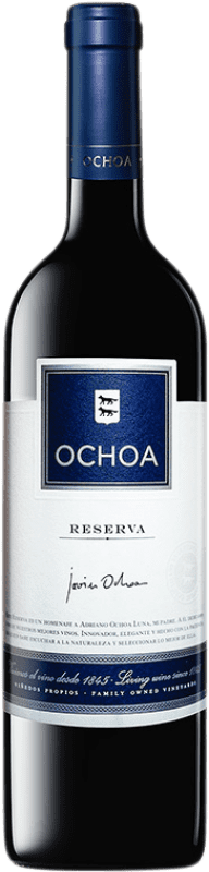 25,95 € Free Shipping | Red wine Ochoa 8A Reserve D.O. Navarra Navarre Spain Tempranillo, Merlot, Cabernet Sauvignon Bottle 75 cl