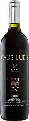 64,95 € Бесплатная доставка | Красное вино Can Ràfols Caus Lubis старения D.O. Penedès Каталония Испания Merlot бутылка 75 cl