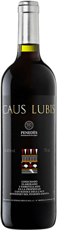 61,95 € Free Shipping | Red wine Can Ràfols Caus Lubis Aged D.O. Penedès Catalonia Spain Merlot Bottle 75 cl