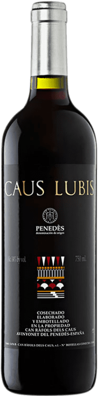 59,95 € Free Shipping | Red Wine Can Ràfols Caus Lubis Crianza — Aged D.O. Penedès Catalonia Spain Merlot 75 cl