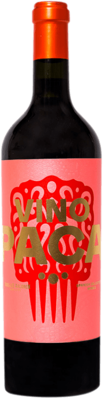 13,95 € Envio grátis | Vinho tinto Arloren Vino Paca Espanha Syrah, Cabernet Sauvignon, Monastrell Garrafa 75 cl