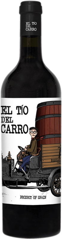 9,95 € Kostenloser Versand | Rotwein Arloren El Tio del Carro Spanien Syrah, Cabernet Sauvignon, Monastrell, Petit Verdot 75 cl