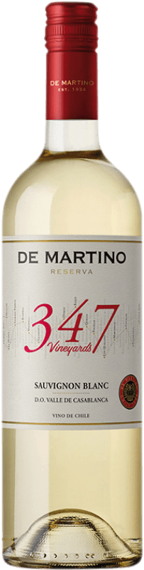 11,95 € Envoi gratuit | Vin blanc De Martino 347 Vineyards I.G. Valle de Casablanca Vallée de Casablanca Chili Sauvignon Blanc Bouteille 75 cl