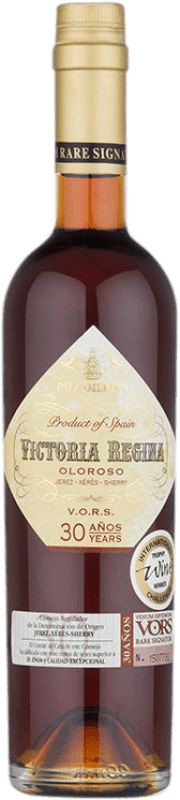 127,95 € 免费送货 | 甜酒 Díez Mérito Oloroso Victoria Regina VORS D.O. Jerez-Xérès-Sherry 安达卢西亚 西班牙 Palomino Fino 瓶子 Medium 50 cl