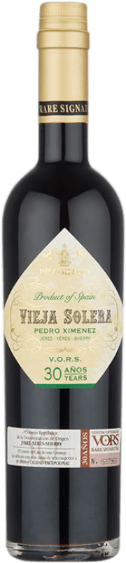 127,95 € Envío gratis | Vino dulce Díez Mérito Vieja Solera VORS D.O. Jerez-Xérès-Sherry Andalucía España Pedro Ximénez Botella Medium 50 cl