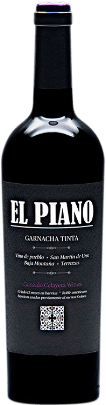 9,95 € Envoi gratuit | Vin rouge Gonzalo Celayeta El Piano Crianza D.O. Navarra Navarre Espagne Grenache Bouteille 75 cl
