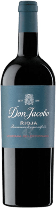 9,95 € 免费送货 | 红葡萄酒 Corral Cuadrado Don Jacobo VS Vendimia Seleccionada — 精选采摘 D.O.Ca. Rioja 拉里奥哈 西班牙 Tempranillo — 丹魄 75 cl