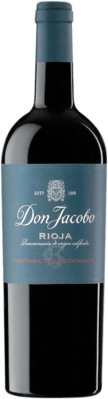 8,95 € Kostenloser Versand | Rotwein Corral Cuadrado Don Jacobo Vendimia Seleccionada D.O.Ca. Rioja La Rioja Spanien Tempranillo Flasche 75 cl