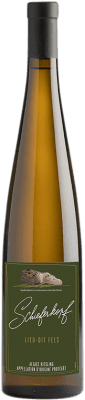 54,95 € Envío gratis | Vino blanco Domaine Schieferkopf Lieu-dit Fels Crianza A.O.C. Alsace Alsace Francia Riesling Botella 75 cl