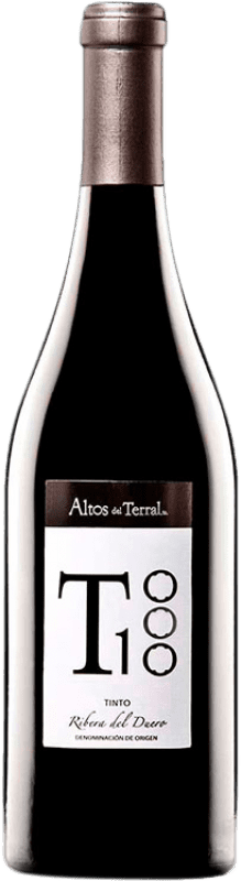 42,95 € Kostenloser Versand | Rotwein Alto del Terral T1 Crianza — Kurze Fassreifung D.O. Ribera del Duero Kastilien und León Spanien Tempranillo Flasche 75 cl