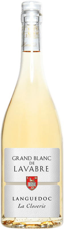 34,95 € Envío gratis | Vino Blanco Château Puech-Haut Grand Blanc de Lavabre La Closerie Crianza I.G.P. Vin de Pays Languedoc Languedoc Francia Garnacha, Viognier, Rolle Botella 75 cl