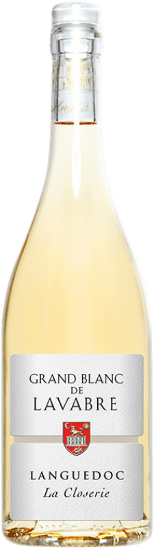 32,95 € Free Shipping | White wine Château Puech-Haut Grand Blanc de Lavabre La Closerie Aged I.G.P. Vin de Pays Languedoc Languedoc France Grenache White, Viognier, Rolle Bottle 75 cl