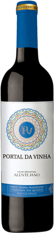 12,95 € Envoi gratuit | Vin rouge Companhia das Quintas Portal da Vinha Red I.G. Alentejo Alentejo Portugal Tempranillo, Aragonez, Trincadeira Bouteille 75 cl