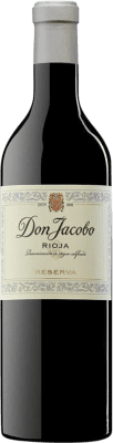32,95 € Envio grátis | Vinho tinto Corral Cuadrado Don Jacobo Reserva D.O.Ca. Rioja La Rioja Espanha Tempranillo, Graciano, Mazuelo Garrafa 75 cl