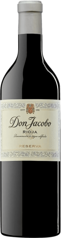 32,95 € Spedizione Gratuita | Vino rosso Corral Cuadrado Don Jacobo Riserva D.O.Ca. Rioja La Rioja Spagna Tempranillo, Graciano, Mazuelo Bottiglia 75 cl