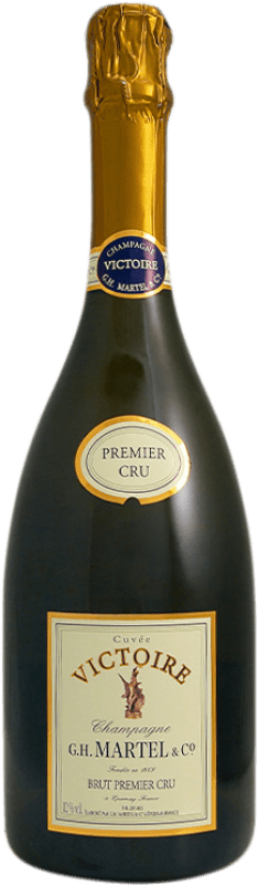 118,95 € 送料無料 | 白スパークリングワイン G.H. Martel Victoire 1er Cru Cuvée Brut A.O.C. Champagne シャンパン フランス Pinot Black, Chardonnay マグナムボトル 1,5 L
