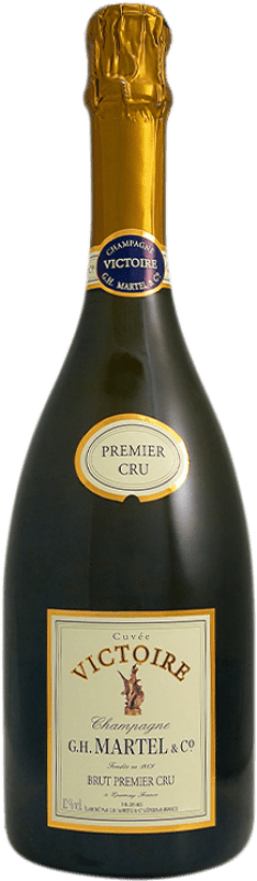 124,95 € Envio grátis | Espumante branco G.H. Martel Victoire Premier Cru Cuvée Brut A.O.C. Champagne Champagne França Pinot Preto, Chardonnay Garrafa Magnum 1,5 L