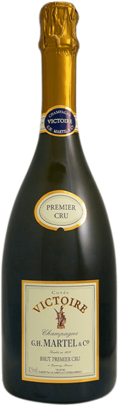 124,95 € 免费送货 | 白起泡酒 G.H. Martel Victoire Brut — 起泡酒 干型 1er Premier Cru, Cuvée A.O.C. Champagne 香槟酒 法国 Pinot Noir — 黑皮诺, Chardonnay — 莎当妮 大瓶 — Magnum 1,5 L