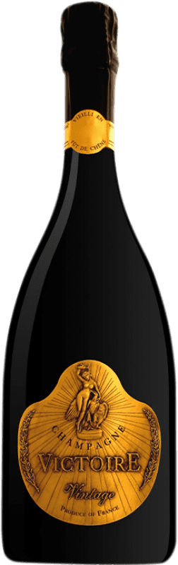 189,95 € 送料無料 | 白スパークリングワイン G.H. Martel Victoire Black Cuvée A.O.C. Champagne シャンパン フランス Pinot Black, Chardonnay ボトル 75 cl