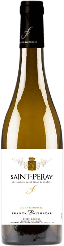 35,95 € Envío gratis | Vino blanco Franck Balthazar A.O.C. Saint-Péray Francia Marsanne Botella 75 cl