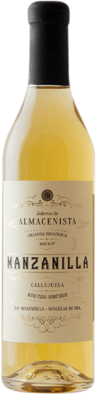 31,95 € Spedizione Gratuita | Vino Liquoroso Callejuela D.O. Manzanilla-Sanlúcar de Barrameda Andalusia Spagna Palomino Fino Bottiglia Medium 50 cl