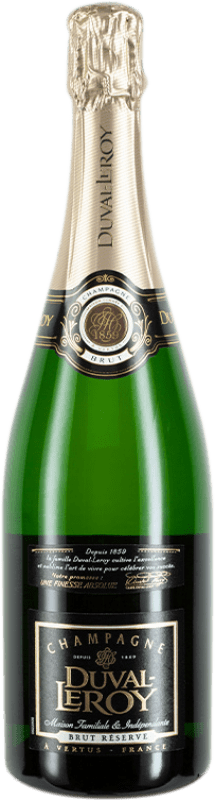 36,95 € Envoi gratuit | Blanc mousseux Duval-Leroy Brut Réserve A.O.C. Champagne Champagne France Pinot Noir, Chardonnay, Pinot Meunier Bouteille 75 cl