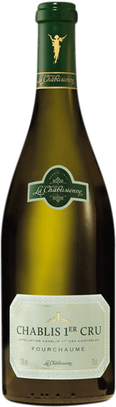 106,95 € 免费送货 | 白酒 La Chablisienne 1er Cru Fourchaume 岁 A.O.C. Chablis 勃艮第 法国 Chardonnay 瓶子 Magnum 1,5 L