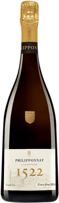 83,95 € Envío gratis | Espumoso blanco Philipponnat Cuvée 1522 Millésimé A.O.C. Champagne Champagne Francia Pinot Negro, Chardonnay Botella 75 cl