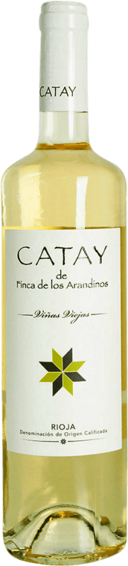 11,95 € Envio grátis | Vinho Branco Finca de Los Arandinos Catay VV Viñas Viejas — Vinhas Velhas Crianza D.O.Ca. Rioja La Rioja Espanha Viura 75 cl