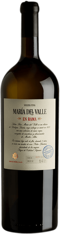 69,95 € Envoi gratuit | Vin fortifié Villa Puri Solera Fina María del Valle en Rama D.O. Montilla-Moriles Andalousie Espagne Pedro Ximénez Bouteille Magnum 1,5 L
