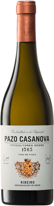 25,95 € 免费送货 | 白酒 Pazo Casanova D.O. Ribeiro 加利西亚 西班牙 Godello, Loureiro, Treixadura, Albariño 瓶子 Magnum 1,5 L