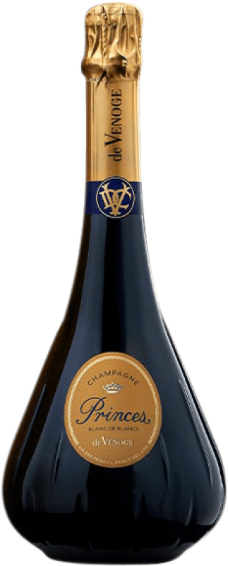 106,95 € 免费送货 | 白起泡酒 De Venoge Princes Blanc de Blancs A.O.C. Champagne 香槟酒 法国 Chardonnay 瓶子 75 cl