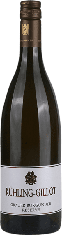 28,95 € Kostenloser Versand | Weißwein Kühling-Gillot Reserve — Gereift Q.b.A. Rheinhessen Rheinhessen Deutschland Pinot Gris — Grauburgunder Eco — Biologisch 75 cl