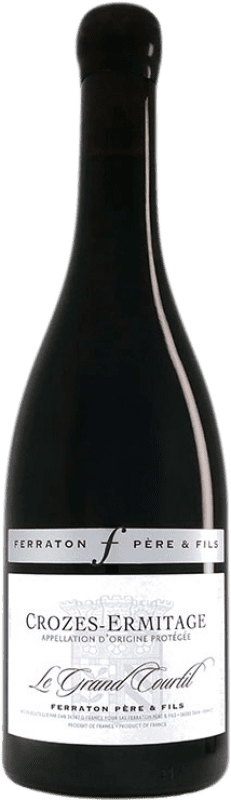 39,95 € Envío gratis | Vino tinto Ferraton Père Le Grand Courtil A.O.C. Crozes-Hermitage Francia Syrah Botella 75 cl