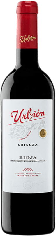 12,95 € Envoi gratuit | Vin rouge Urbión Crianza D.O.Ca. Rioja La Rioja Espagne Tempranillo, Grenache Bouteille 75 cl
