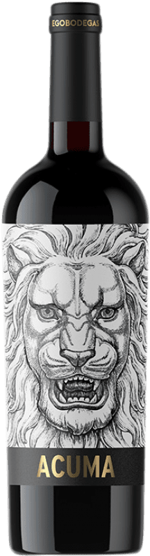 9,95 € Kostenloser Versand | Rotwein Ego Acuma Tinto D.O. Jumilla Region von Murcia Spanien Syrah, Monastrell, Petit Verdot Flasche 75 cl