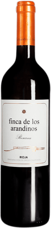 17,95 € Kostenloser Versand | Rotwein Finca de Los Arandinos Reserve D.O.Ca. Rioja La Rioja Spanien Tempranillo Flasche 75 cl